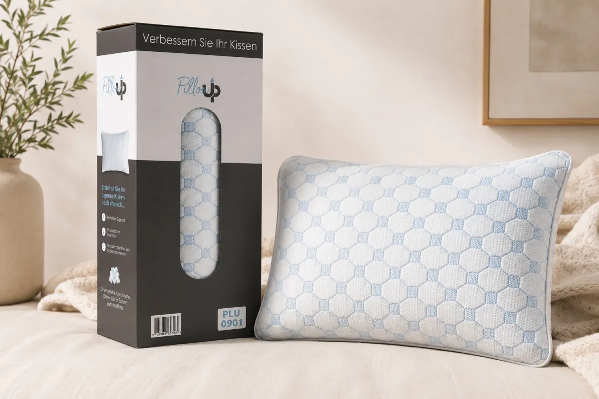 2x Pillow Up Traagschuimkussen - 40x60cm